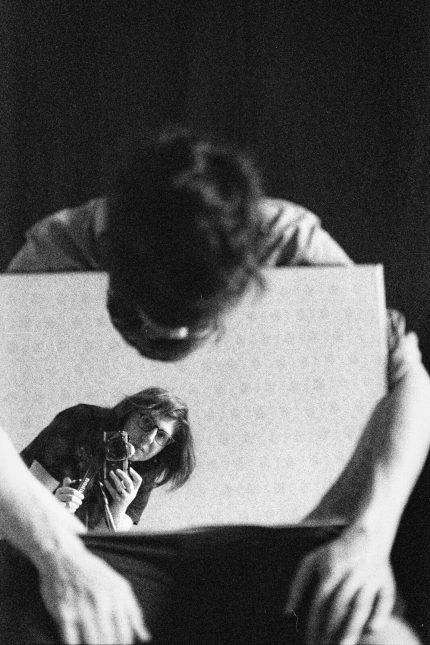 Me photographing Mikayel. Photo: Nazik Armenakyan