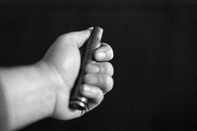 The bullet in my hand that Mikayel had brought from the war. Photo: Nazik Armenakyan